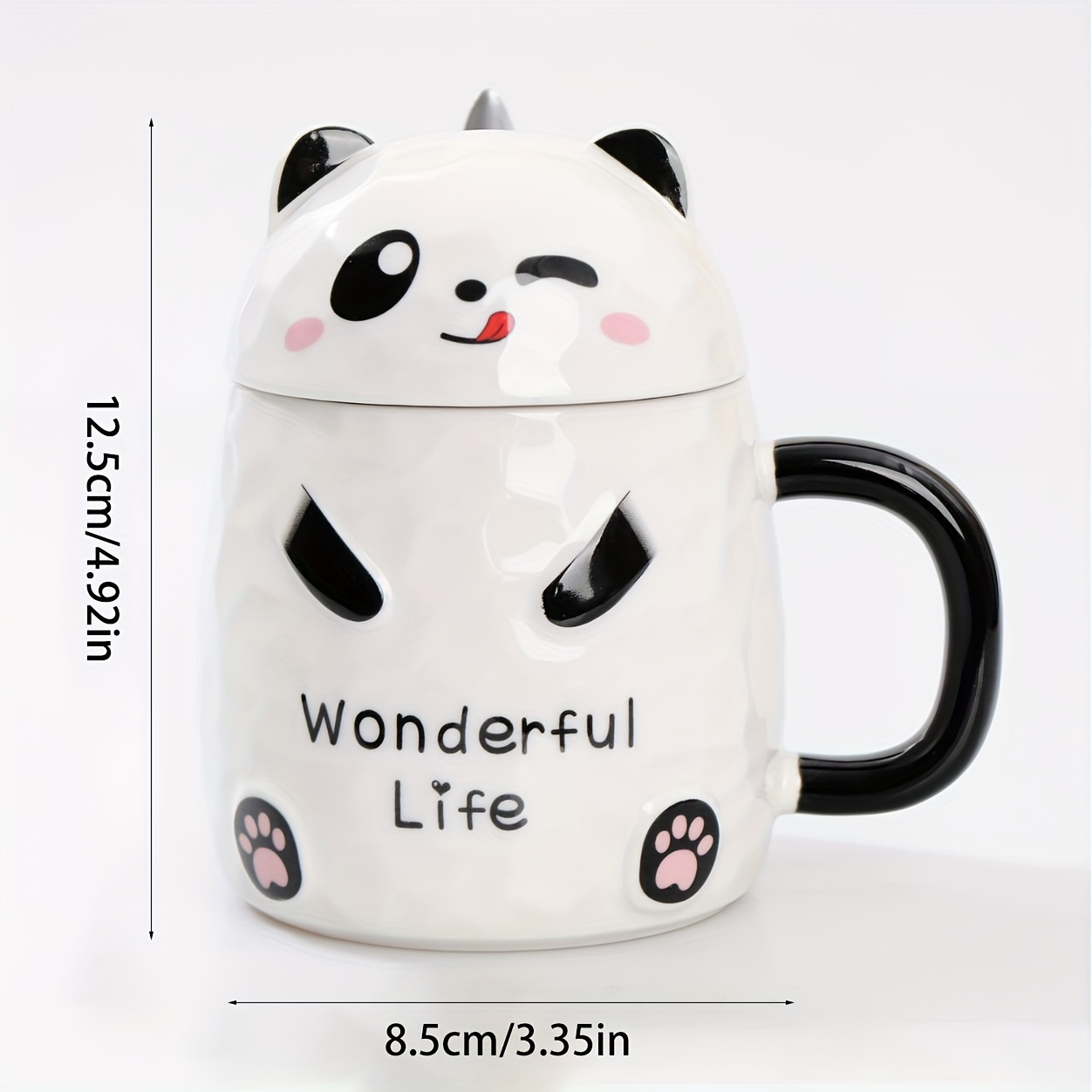 Adorable Panda Mug Cute Ceramic Bear Cup Cup Office Use - Temu