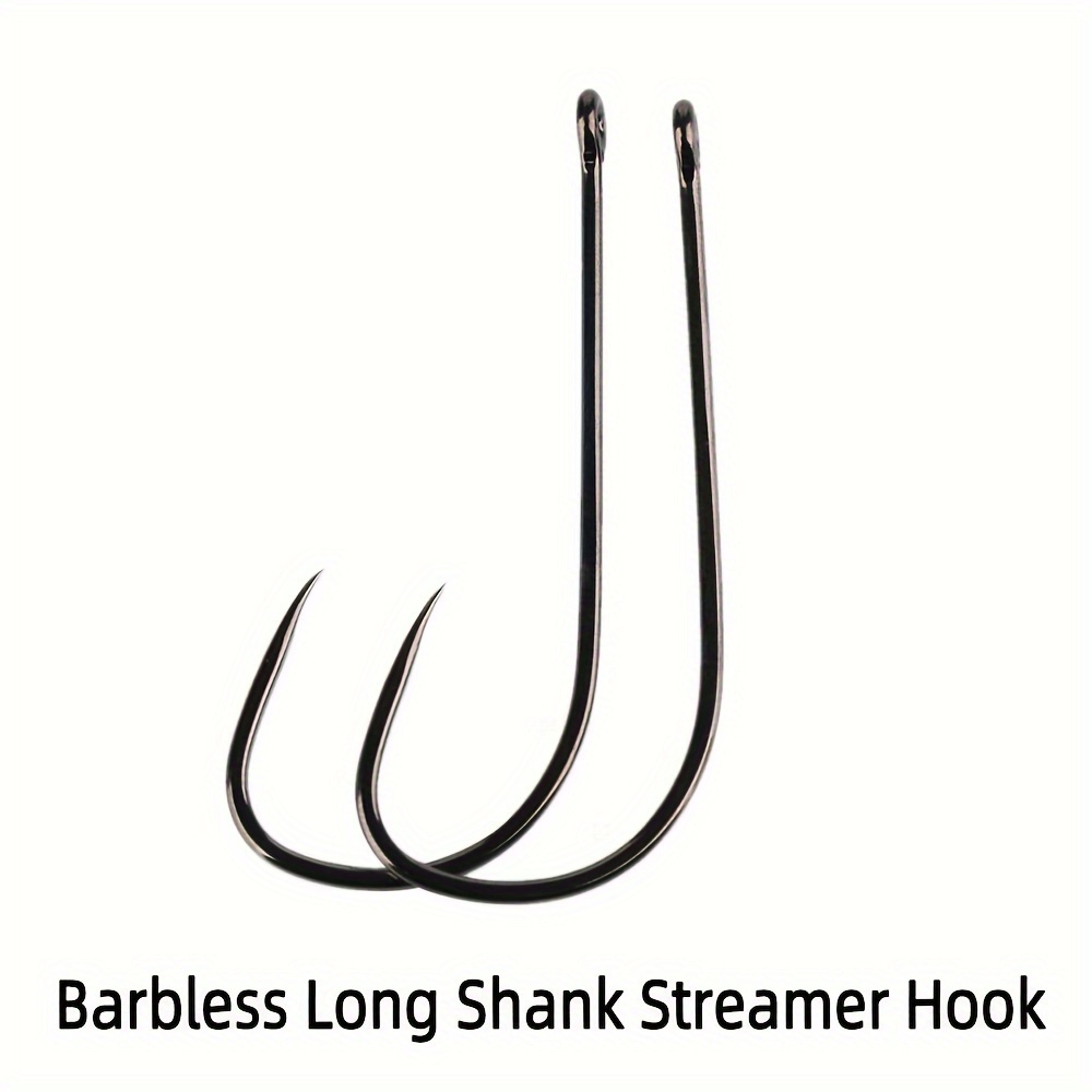 1/0 #2/0 #3/0 #4/0 Saltwater Barbless Long Shank Streamer - Temu