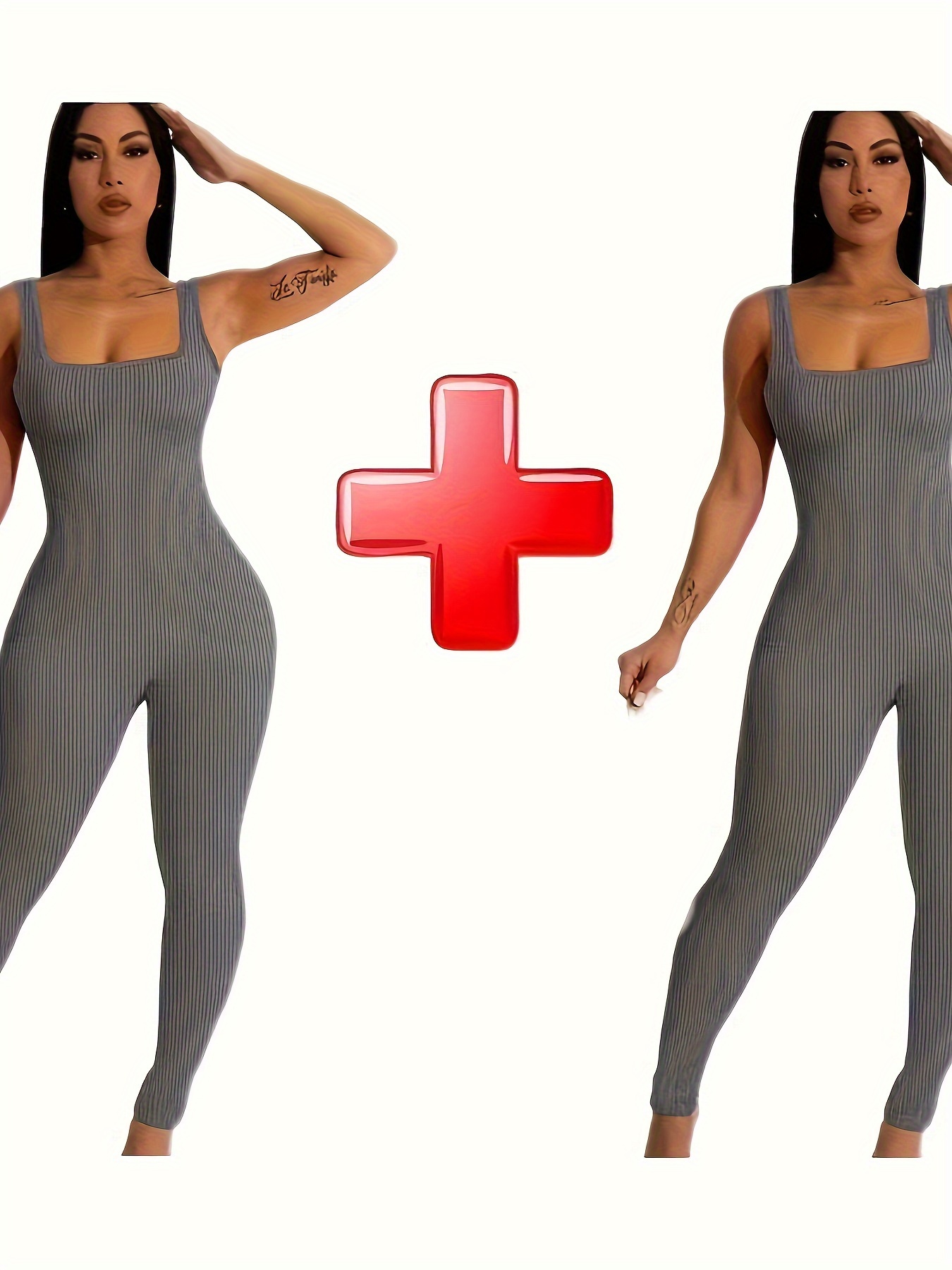JANSION 2 Pack Womens Bodysuit Shapewear V Neck Tummy Control Body Shaper  Seamless Jumpsuit for women at  Women's Clothing store