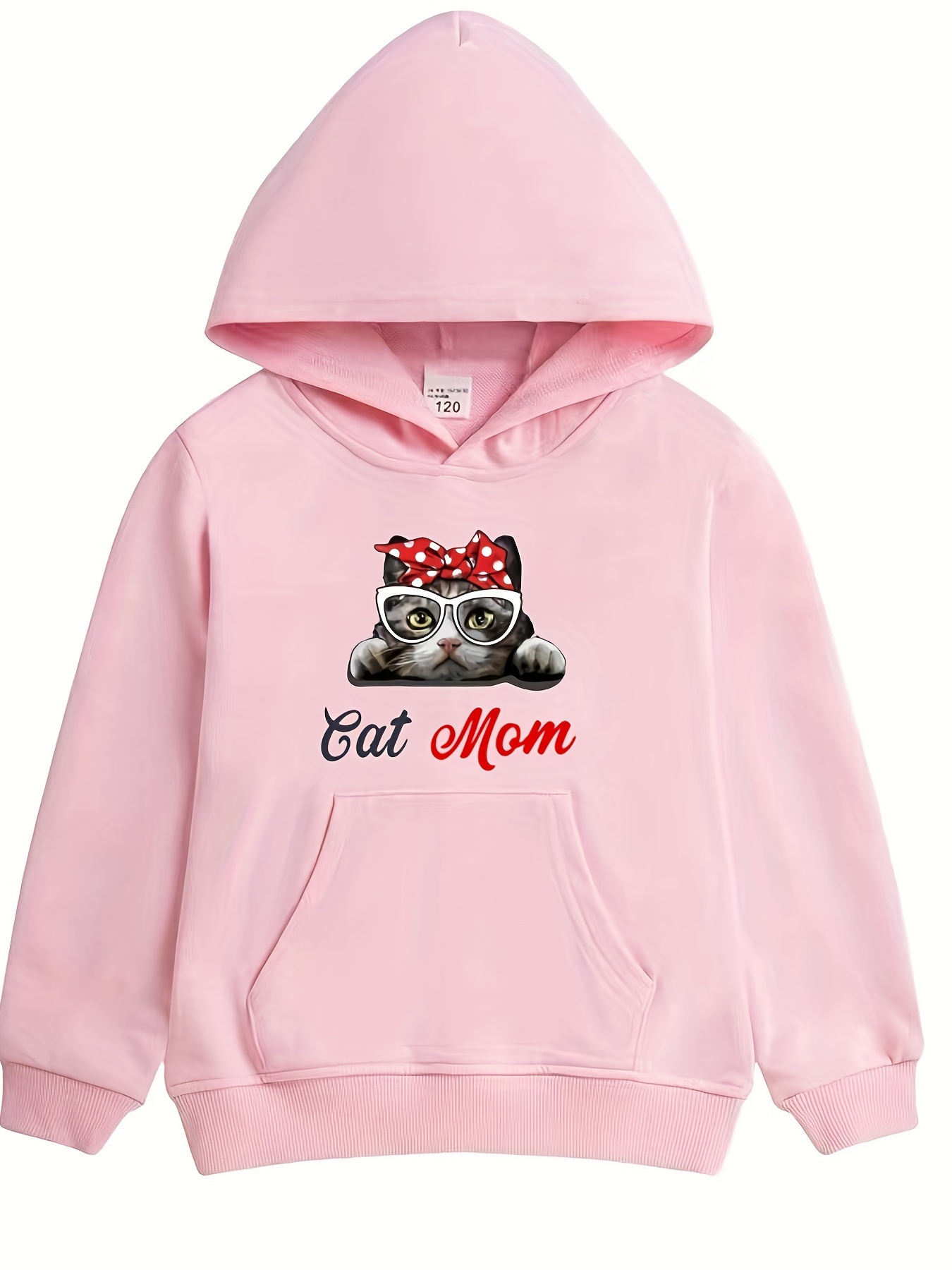 Cat clearance mom hoodie