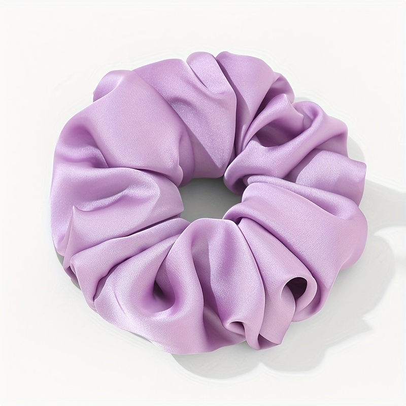 Scrunchies Fiori Seta Imitazione Accessori Capelli Cravatte - Temu Italy