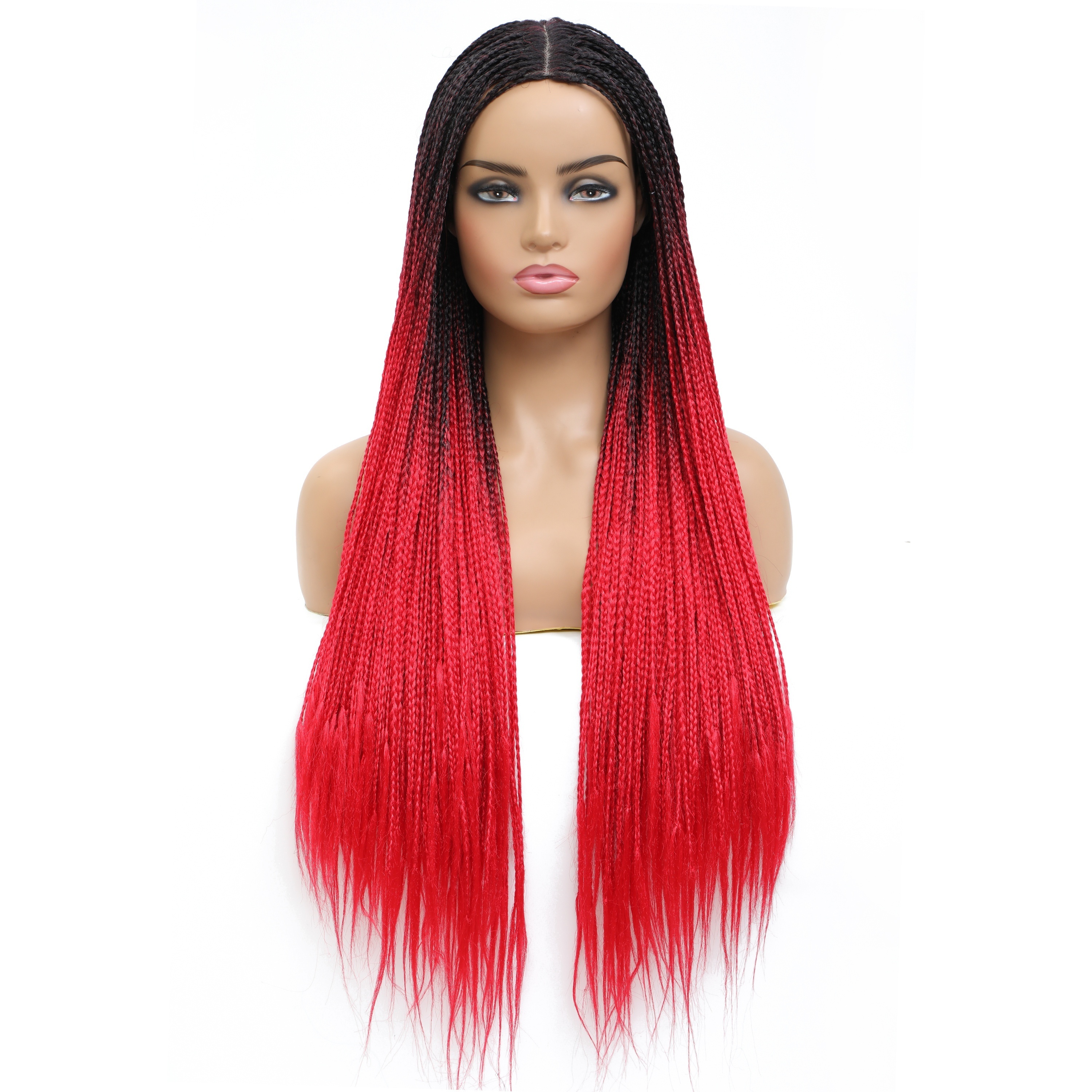 30Inch Long Box Braids Hair for Black Women 613 Brown Red Box Braid Hair  22strands/pcs