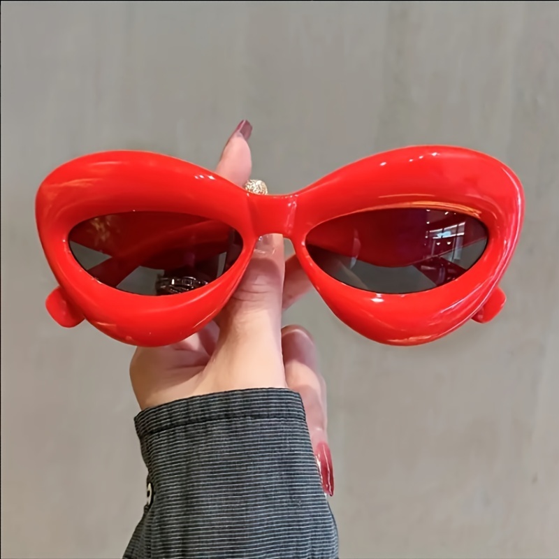 Large Inflated Lip Sunglasses for Women