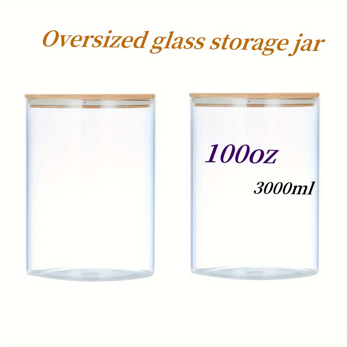 High Borosilicate Glass Sealed Jars Kitchen Grain Storage - Temu