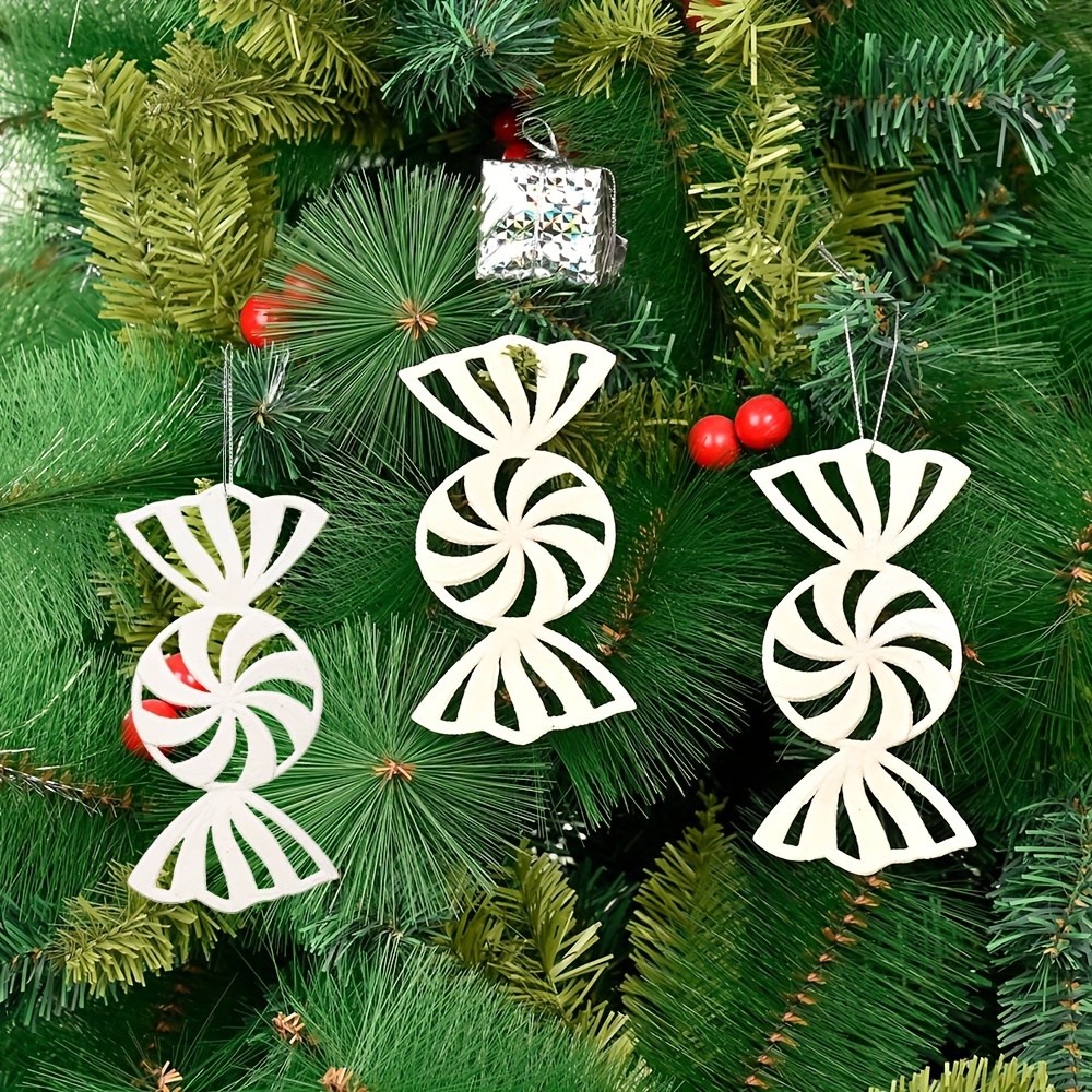 Decoration Pendant Snowflake Accessories Mini Christmas Tree - Temu