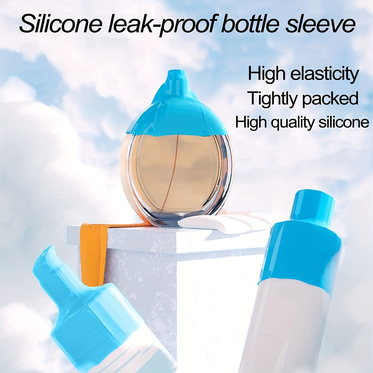 Travel Bottle Covers, Silicone Travel Size Container Sleeves