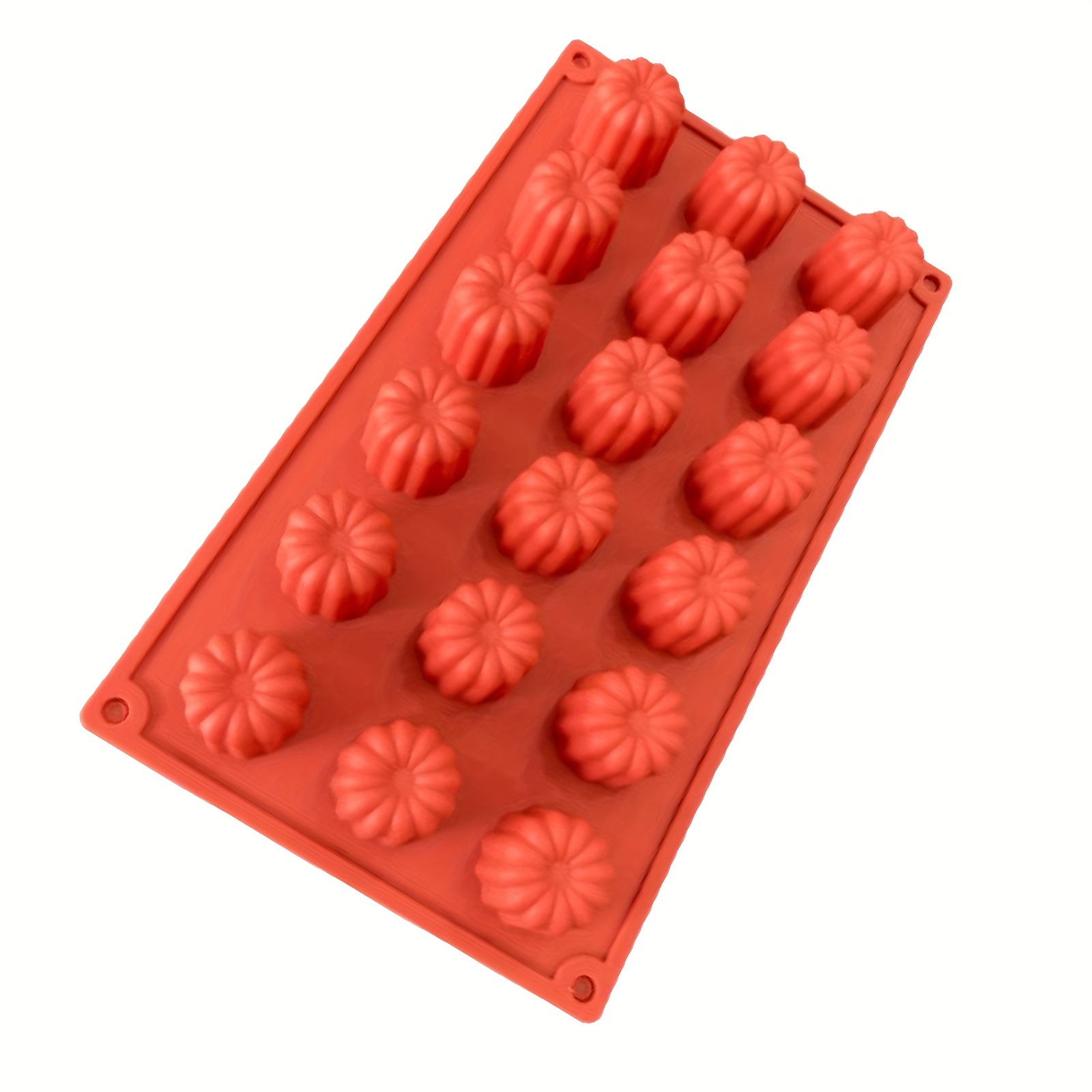 1pc silicone canele molds 8 or 18 cavity cake molds for easy demoulding perfect for baking and desserts kitchen gadgets and accessories