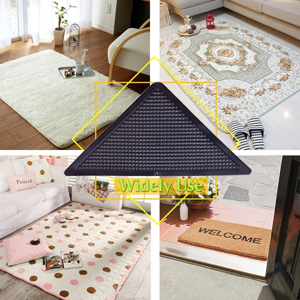 Anti Curling Carpet Tape Rug Gripper, Double Sided Non-slip Rug