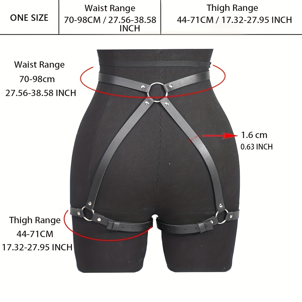 Sexy Hip Garter Belt Punk Waist Harness Body Strap Thigh - Temu Canada