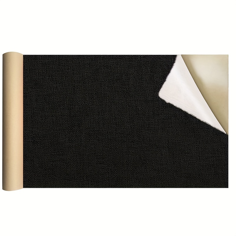  2 PCS Fabric Repair Patch - 8 x 11 inch Fabric Repair Tape  Self-Adhesive Canvas Fabric Patches - Linen Fabric Patches for Furniture -  Fabric Repair Kit for Couch,Sofas,Car Seats,Chairs Black 