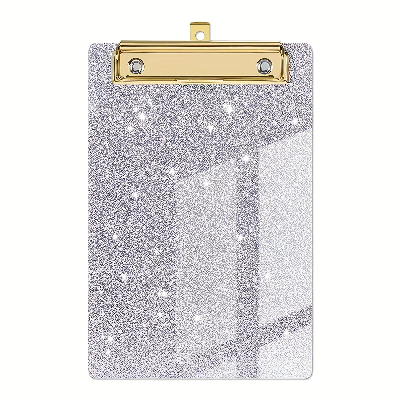 Shiny Acrylic Office Clipboard Glitter Folder Board With - Temu