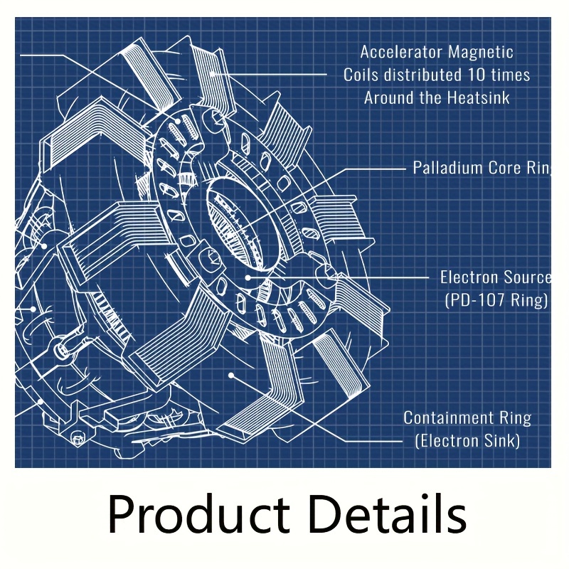 iron man arc reactor blueprint