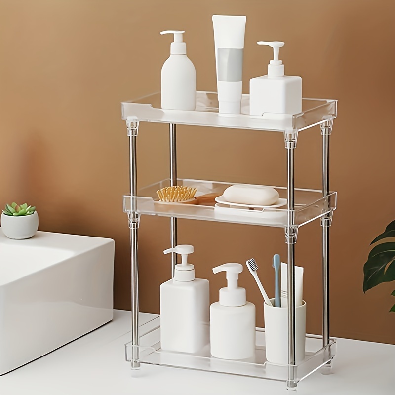 Bathroom Storage Rack Makeup Perfume Skincare Organizers For - Temu