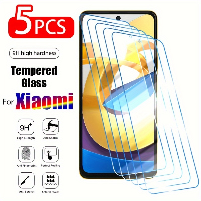 Clear Case for Xiaomi Poco C65 (6.74) with 1 x Tempered Glass Screen  Protector, Slim Soft TPU Shockproof X Anti-Scratch Phone Cover for Xiaomi  Poco
