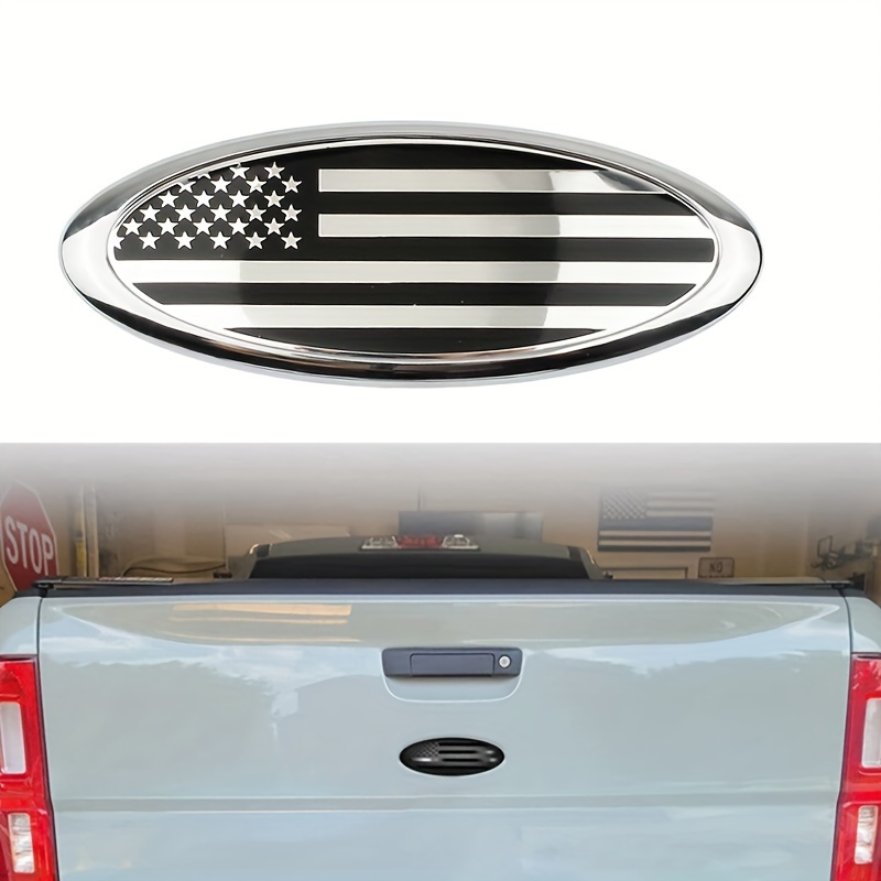 Autodekoration US-Flaggenemblem Auto-Frontgrill Heckklappenemblem Aufkleber  Geeignet Für Ford