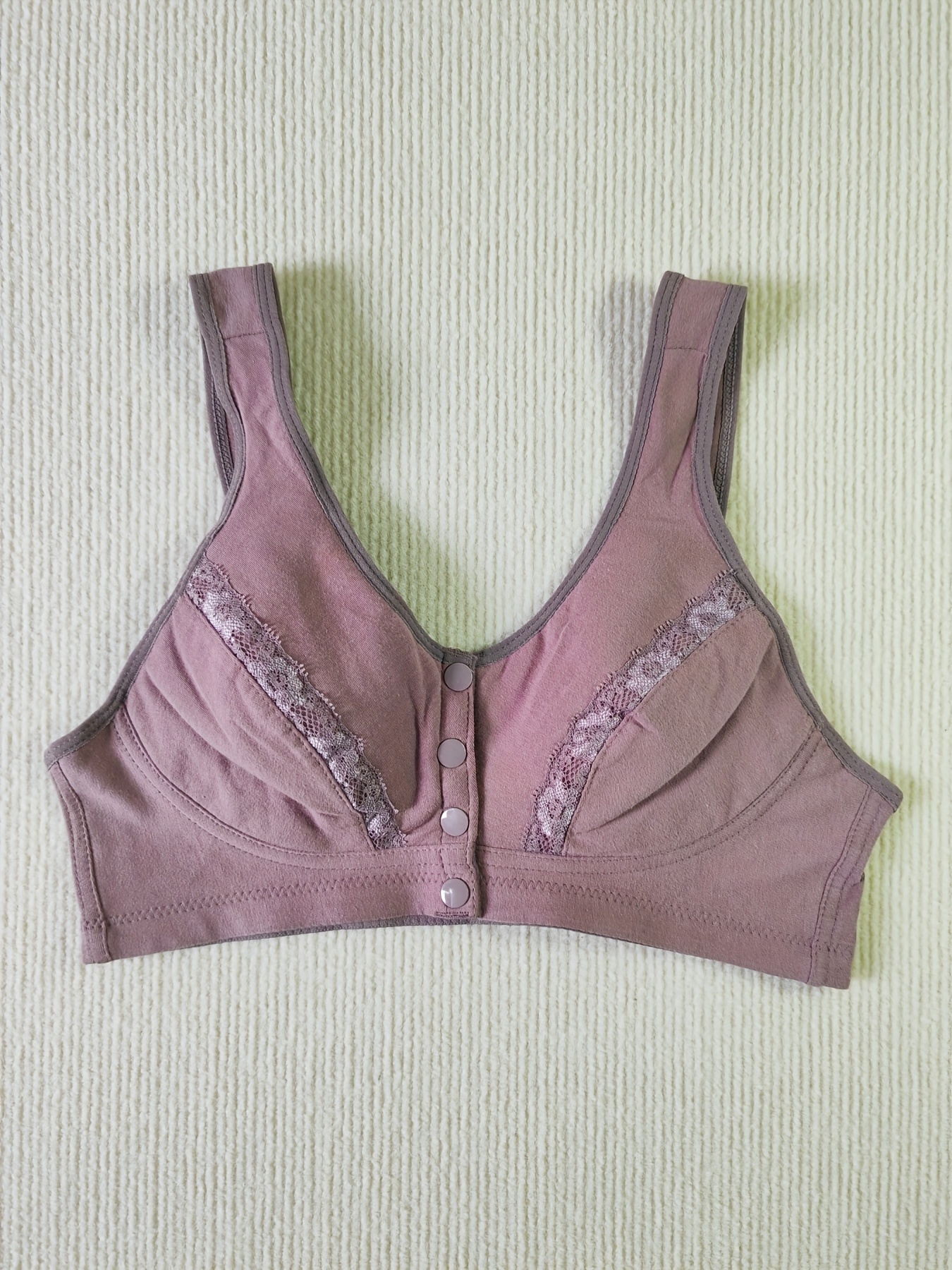 Front Buckle Wireless Bra Comfy Breathable Full Coverage Bra - Temu