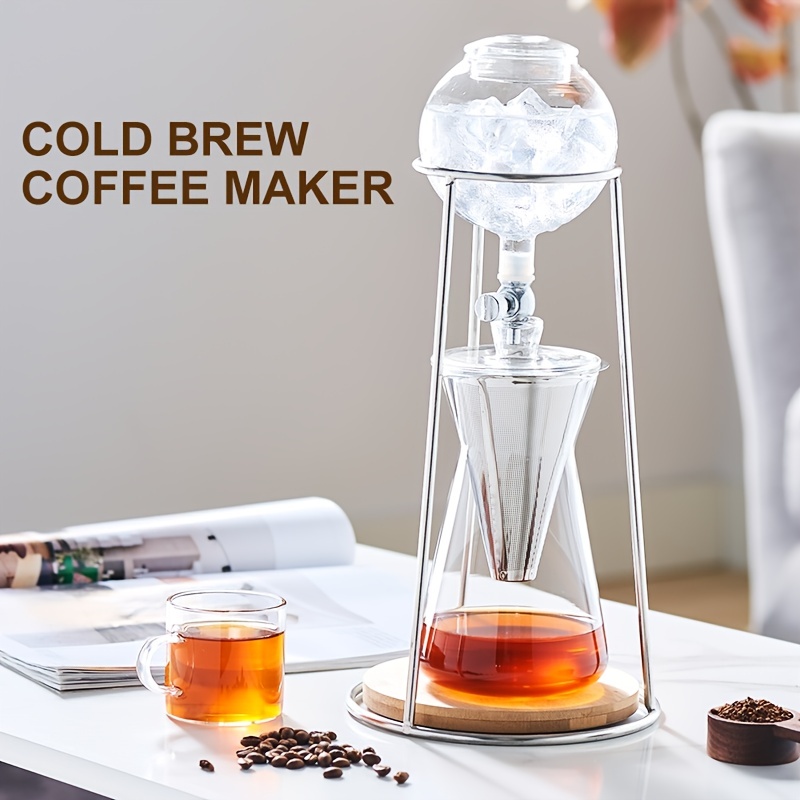 Cold Brew Coffee Maker 600ml Glass Coffee Dripper Ice Drip Coffee Tower  Home NEW