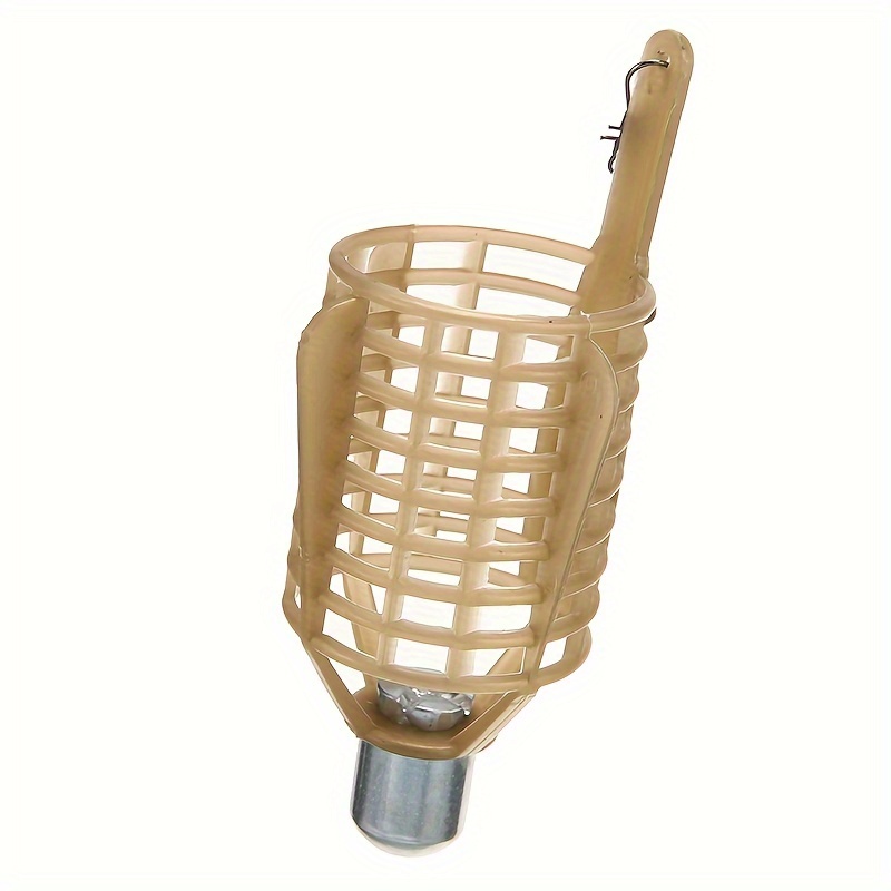 4pcs Fishing Bait Cage Lure Trap Basket Fishing Feeder Holder