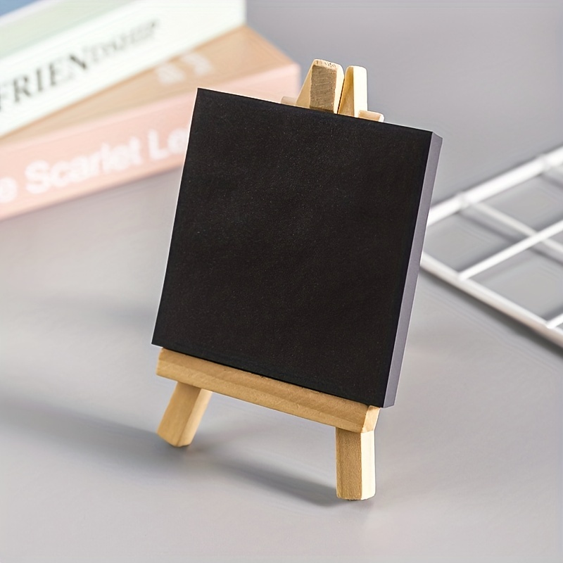 Simple Black Sticky Notes Student Portable Mini Black Memo - Temu