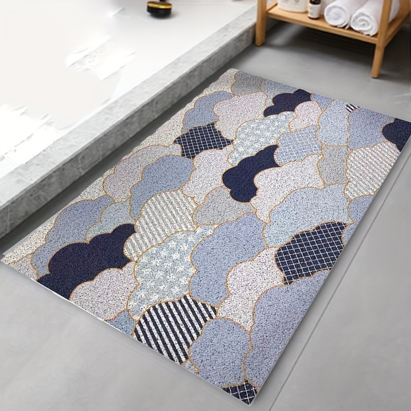 Floor Bathroom Mat Quick Drying Carpet Water Absorbent Non-Slip