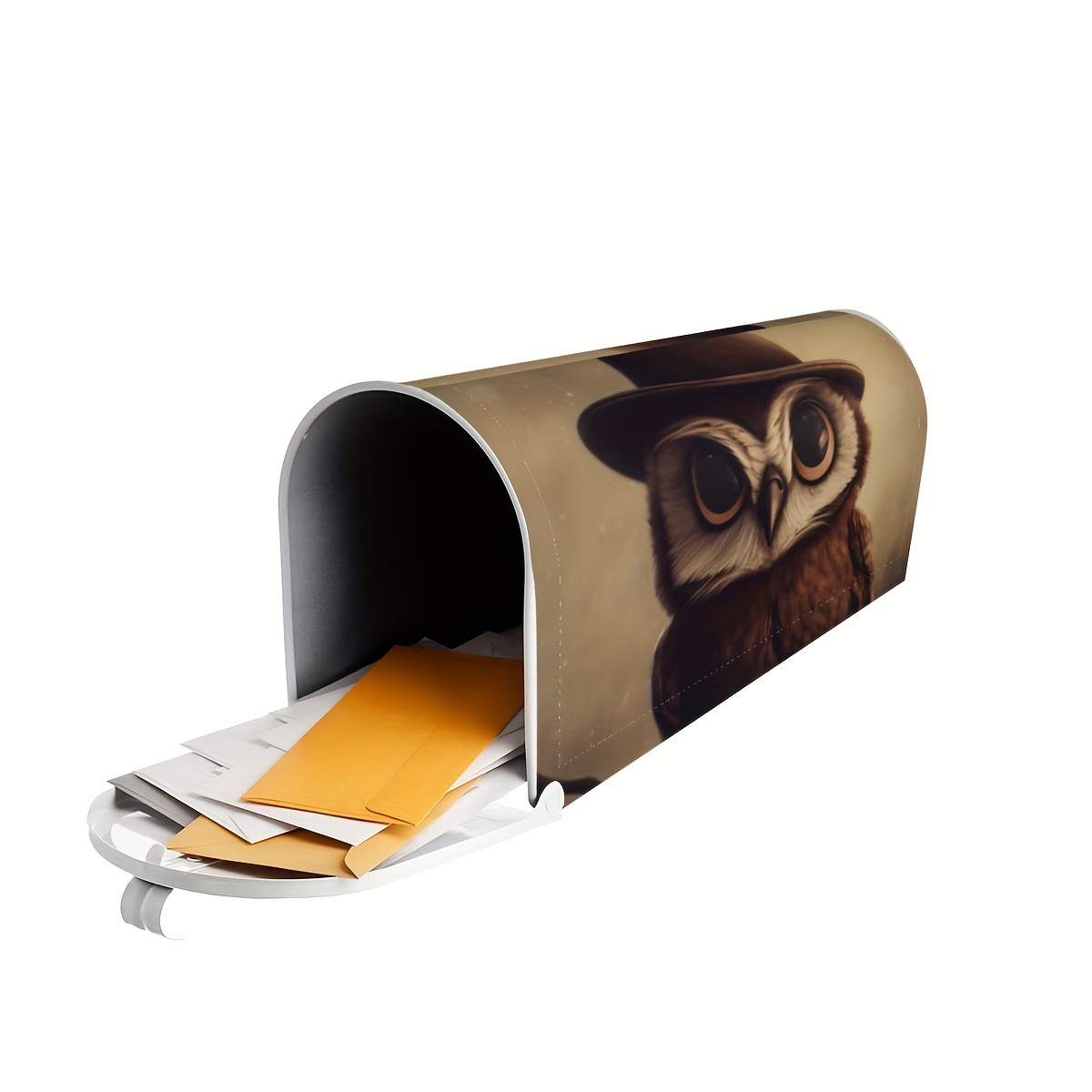 Vantaso Mailbox Covers Magnetic,Funny Owl Letter Post Box Wraps Cover For Outdoor Garden Yard Decorations Oversized 25.5" X 21