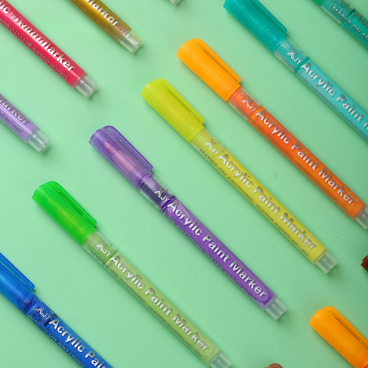 Bolígrafo acrílico de 24 colores de 0,7 mm. - Temu Chile