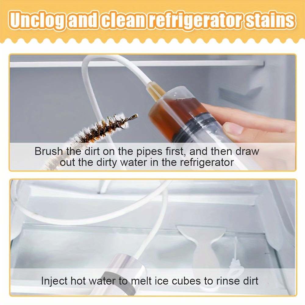 Refrigerator Drain Hole Clog Remover dredge Cleaning Tools - Temu