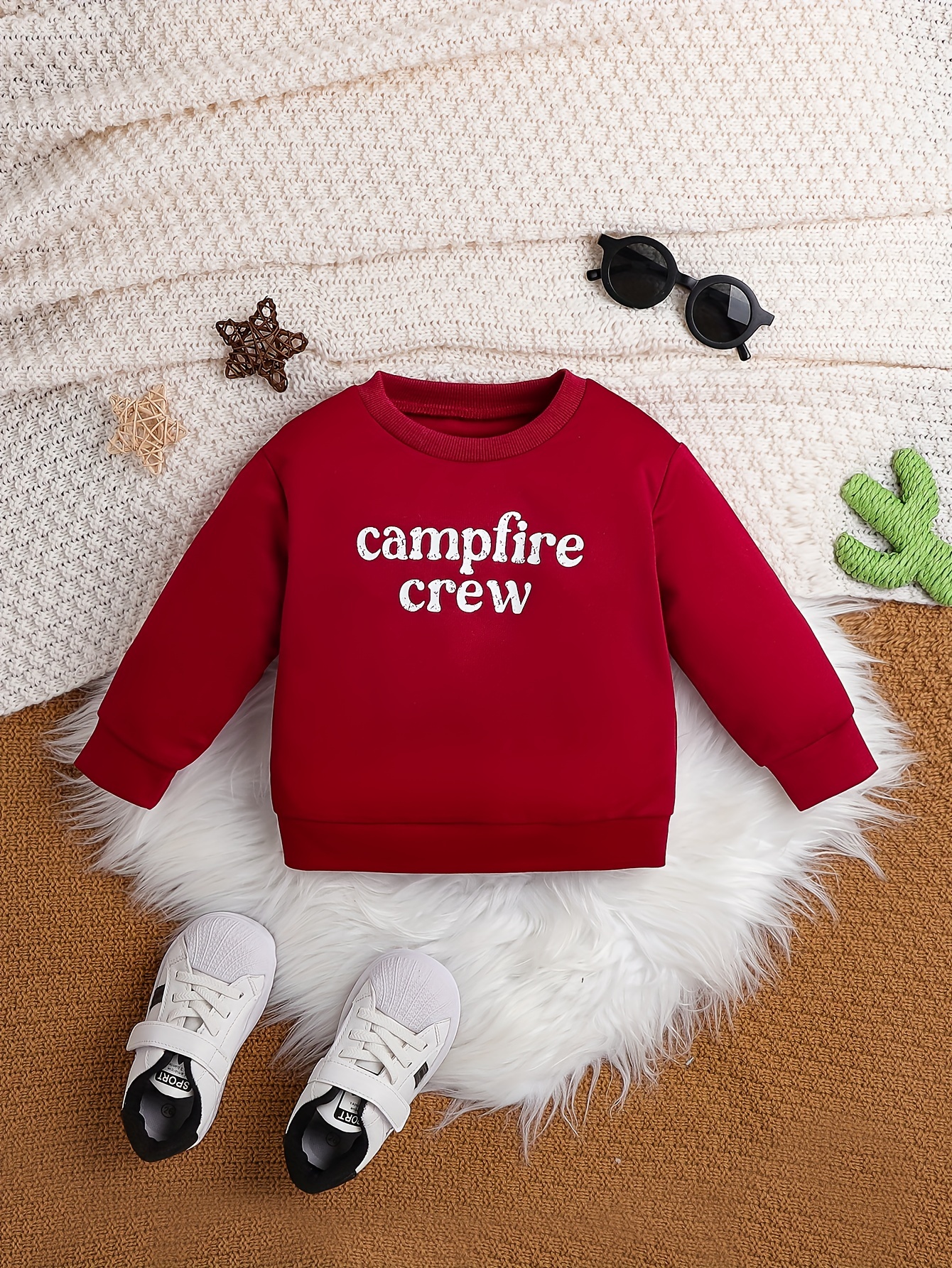 Baby red online sweatshirt