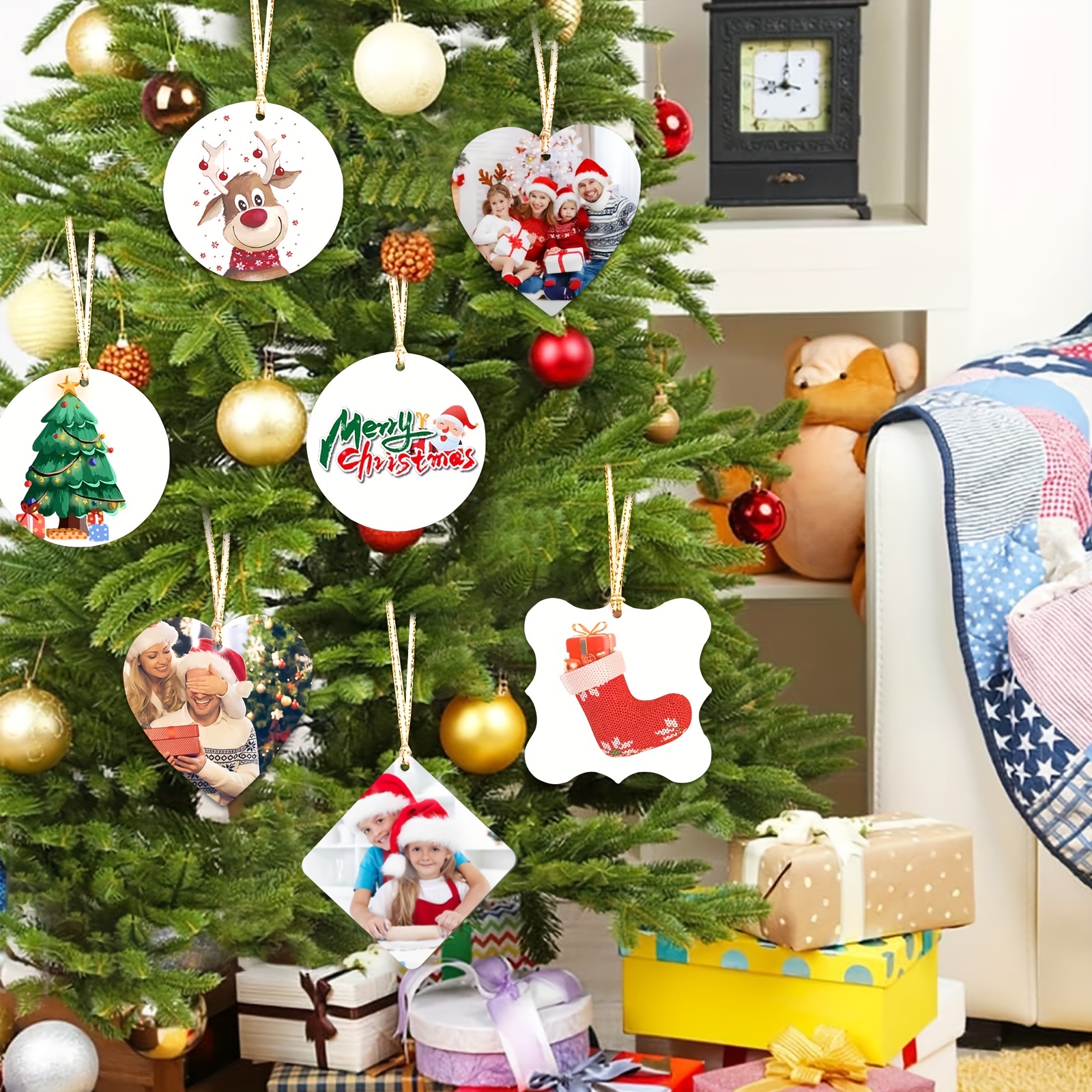 Christmas Stocking Shape Craft Blanks Pk of 10 / Earring Blanks /  Decorations / MDF Blanks Christmas Xmas Xmas Crafts Festive DIY 