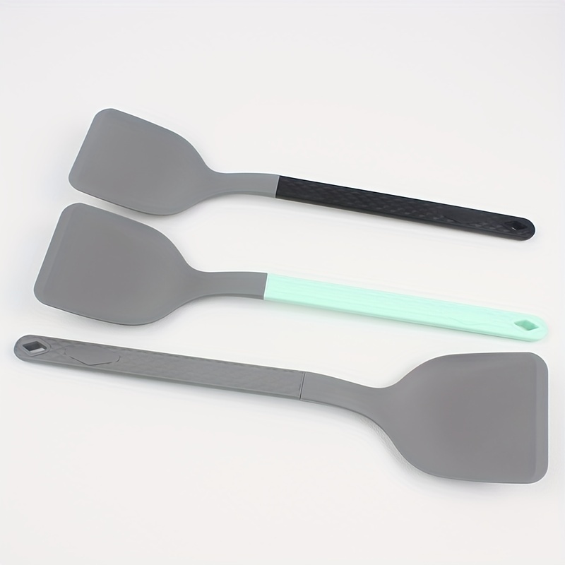 Fish Spatula Turner With Silicone Handle Heat-Resistant Reusable