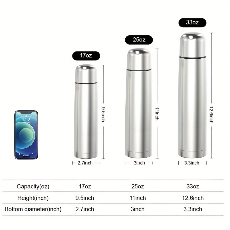 Insulated Bullet Shaped Bottle