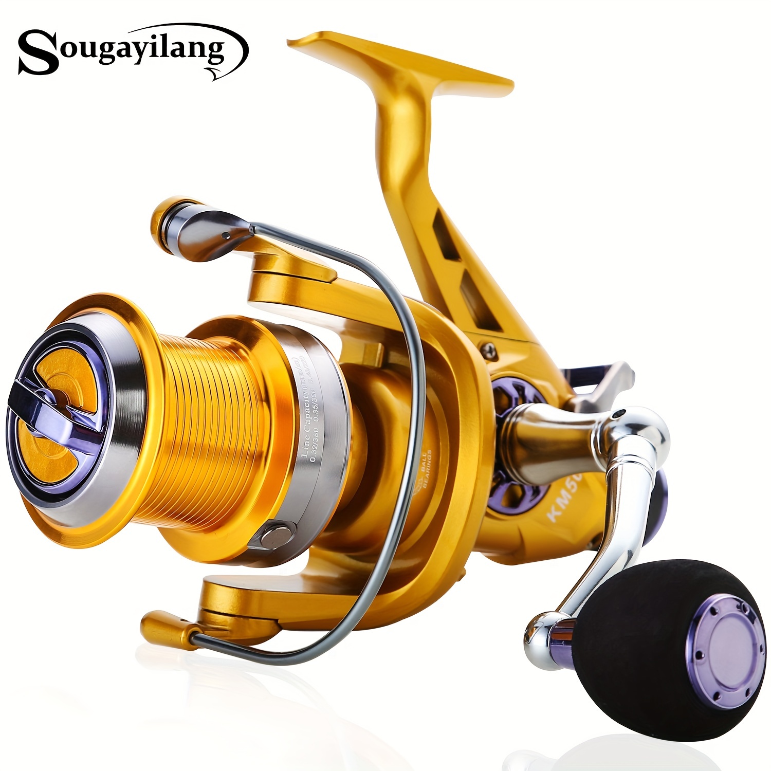 Sougayilang 10+1 Bb Spinning Fishing Reel Machine 5.2:1 High
