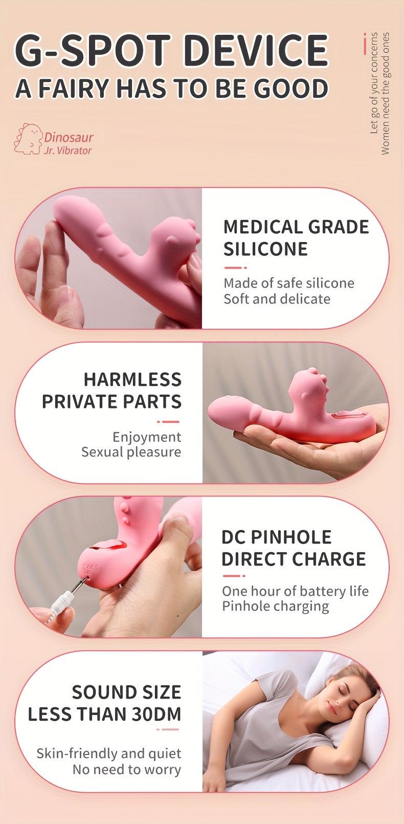 Female Sucking Vibrator Heating Function Silicone + Abs - Temu Australia