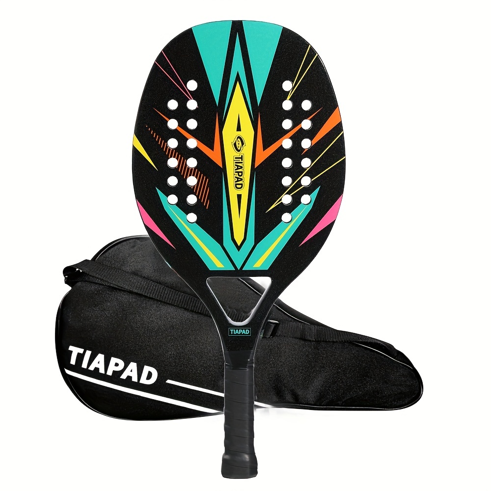 CAMEWIN Carbon & Glass Fiber Padel Tennis Racket EVA Soft Face