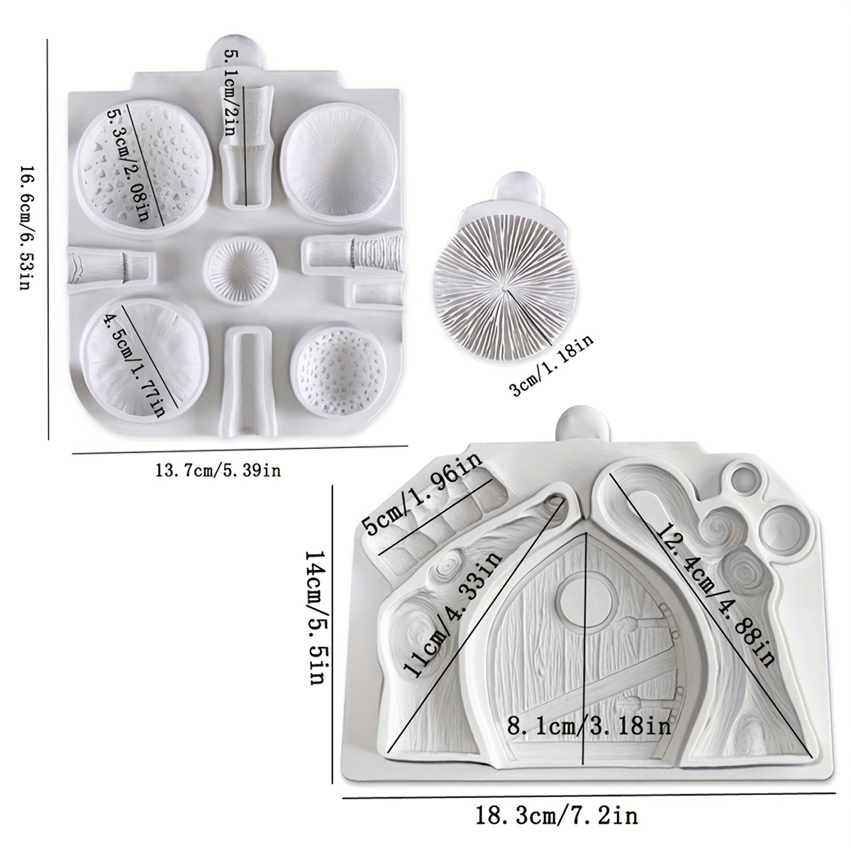 3d Forest Mushroom Chocolate Mold Silicone Candy Mold - Temu