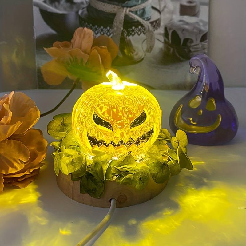 3d Pumpkin Candle Molds Halloween Grimace Pumpkin Candle - Temu