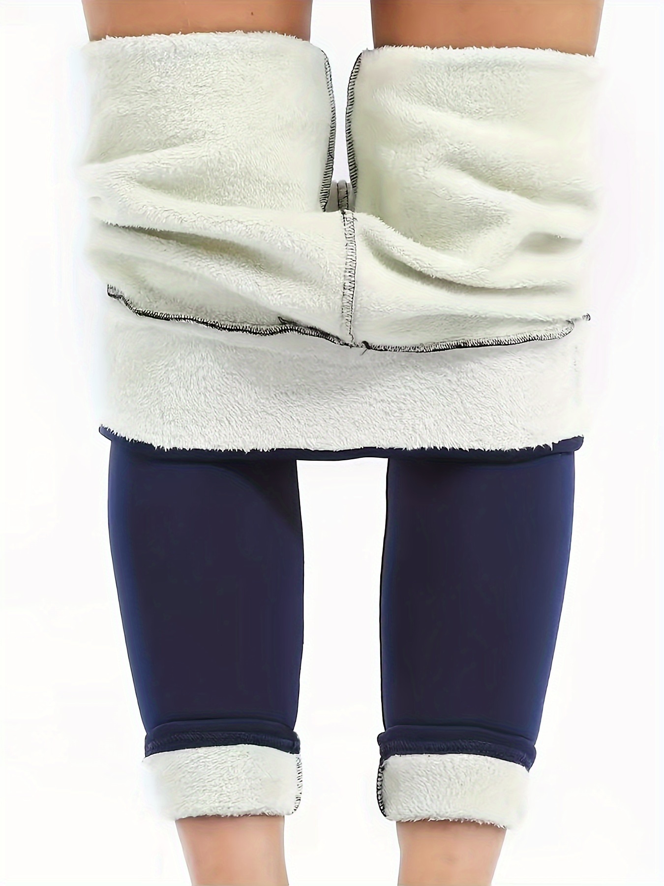 Thickened Fleece Lined Sports Leggings High Elastic Warm - Temu United  Kingdom