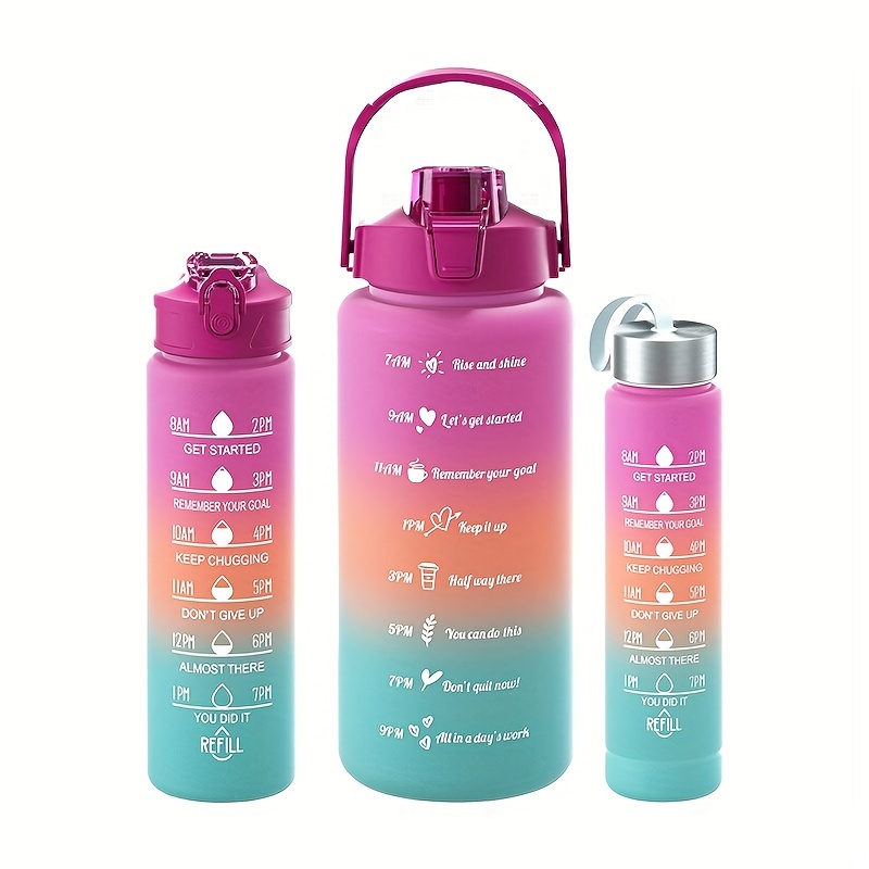 Sports Water Bottle Plastic Portable Drinking Cup - Temu