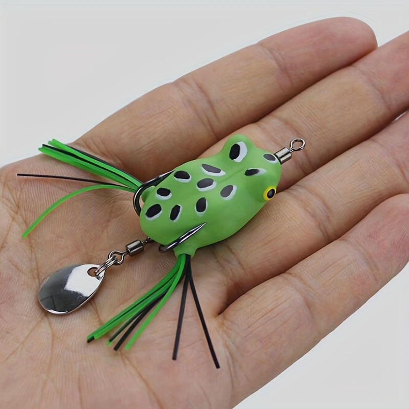 1pc Frog Lure Bass Trout Fishing Lures Kit Set Realistic - Temu
