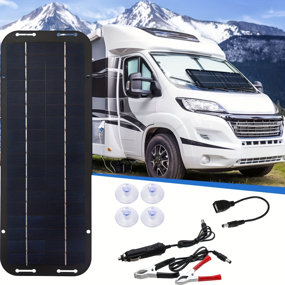 Kit solar autocaravana 100W/12V/5V - TFV - Solar