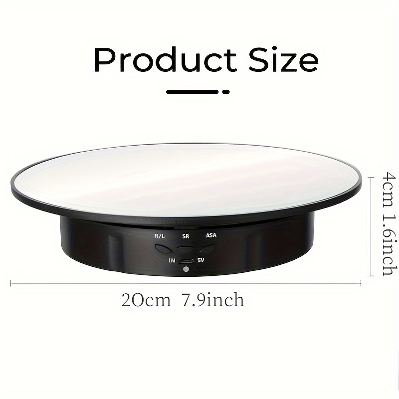 Motorized 360° Rotating Display Stand Perfect For - Temu