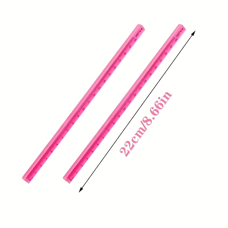 15cm/20cm Simple Transparent Triangular Straight Ruler Kawaii Tools St –  ART Provides