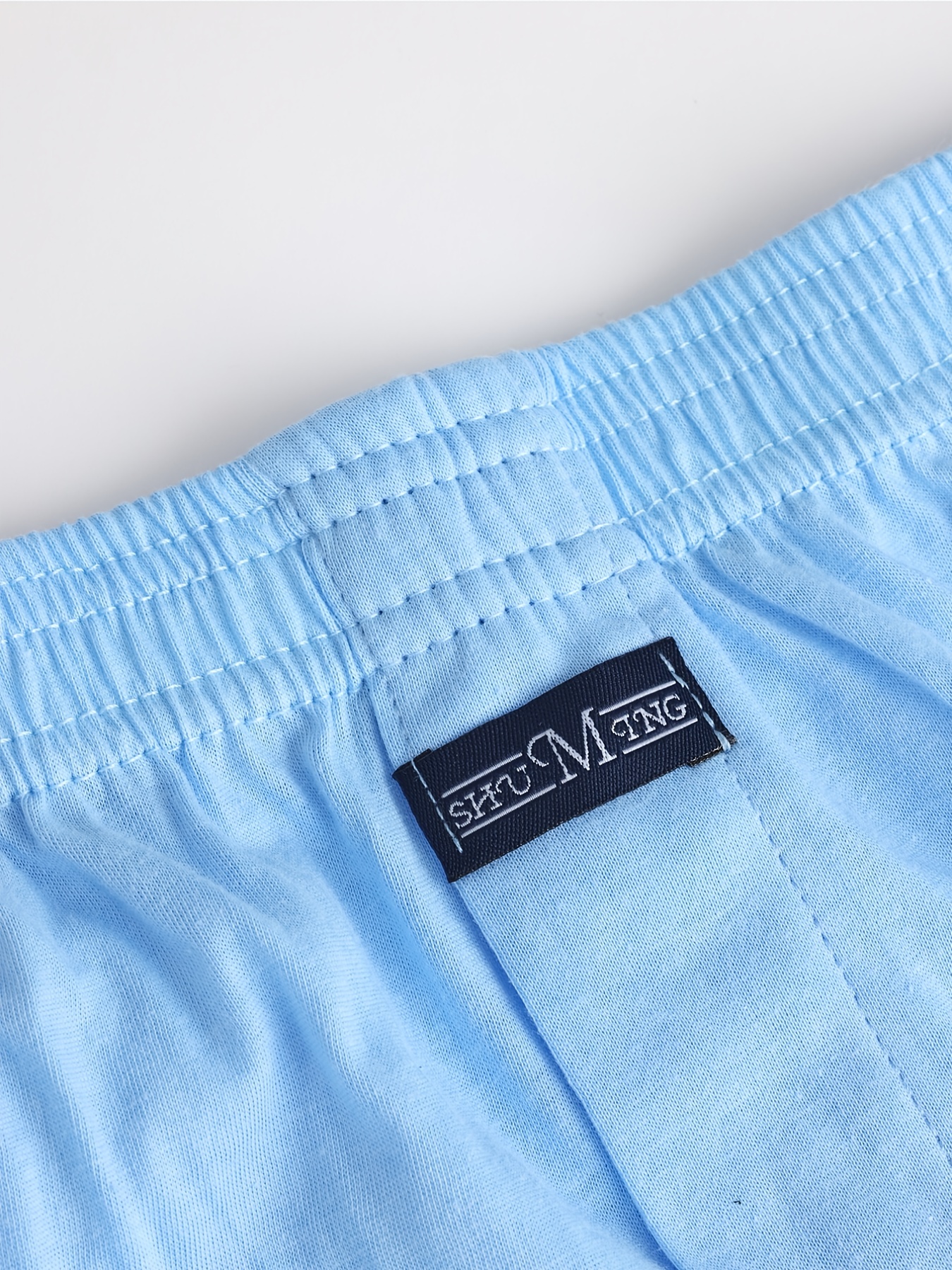 Men's Solid Blue Cotton Boxers Underwear - Temu Canada