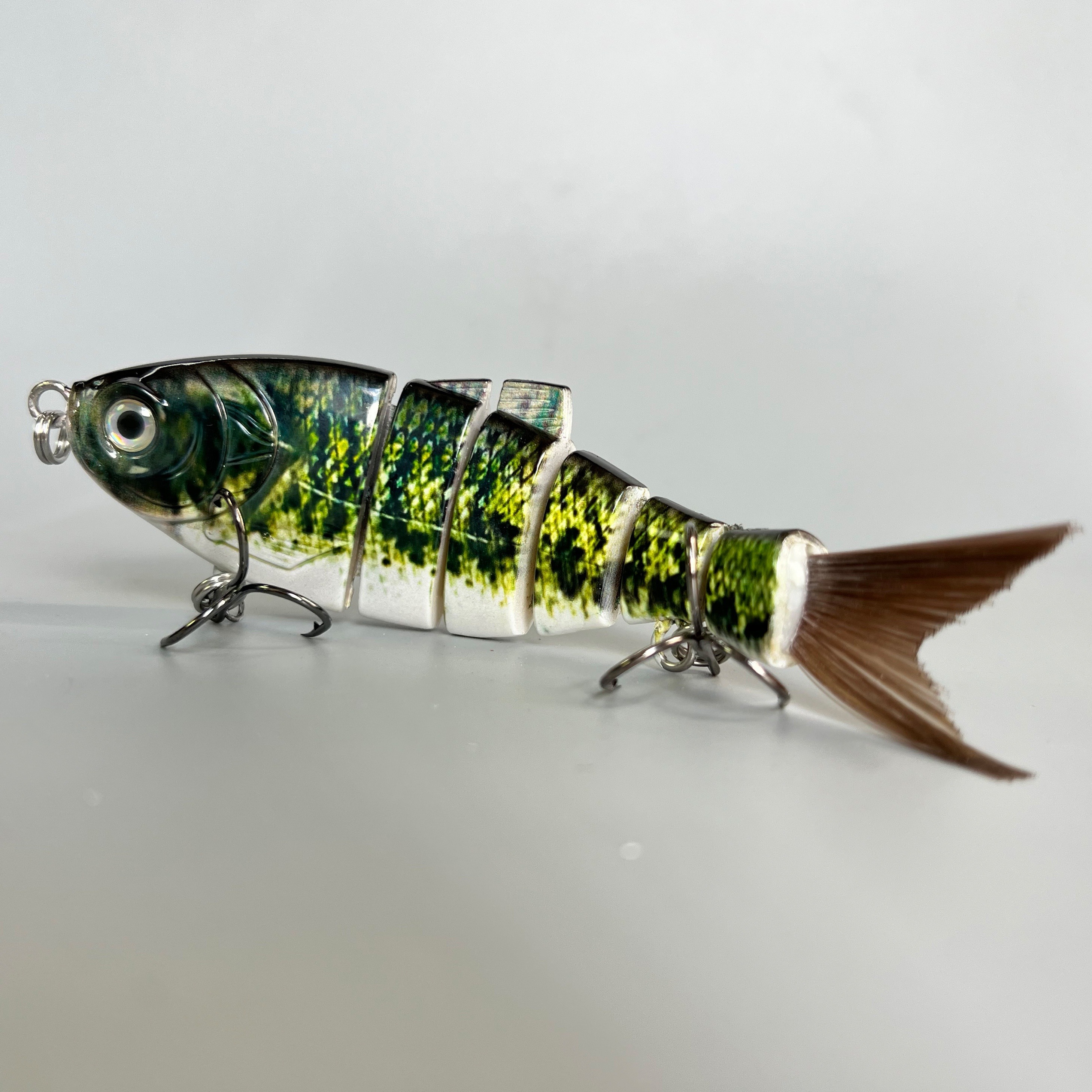 Artificial 6 Segments Fishing Lure Bionic Wobblers - Temu