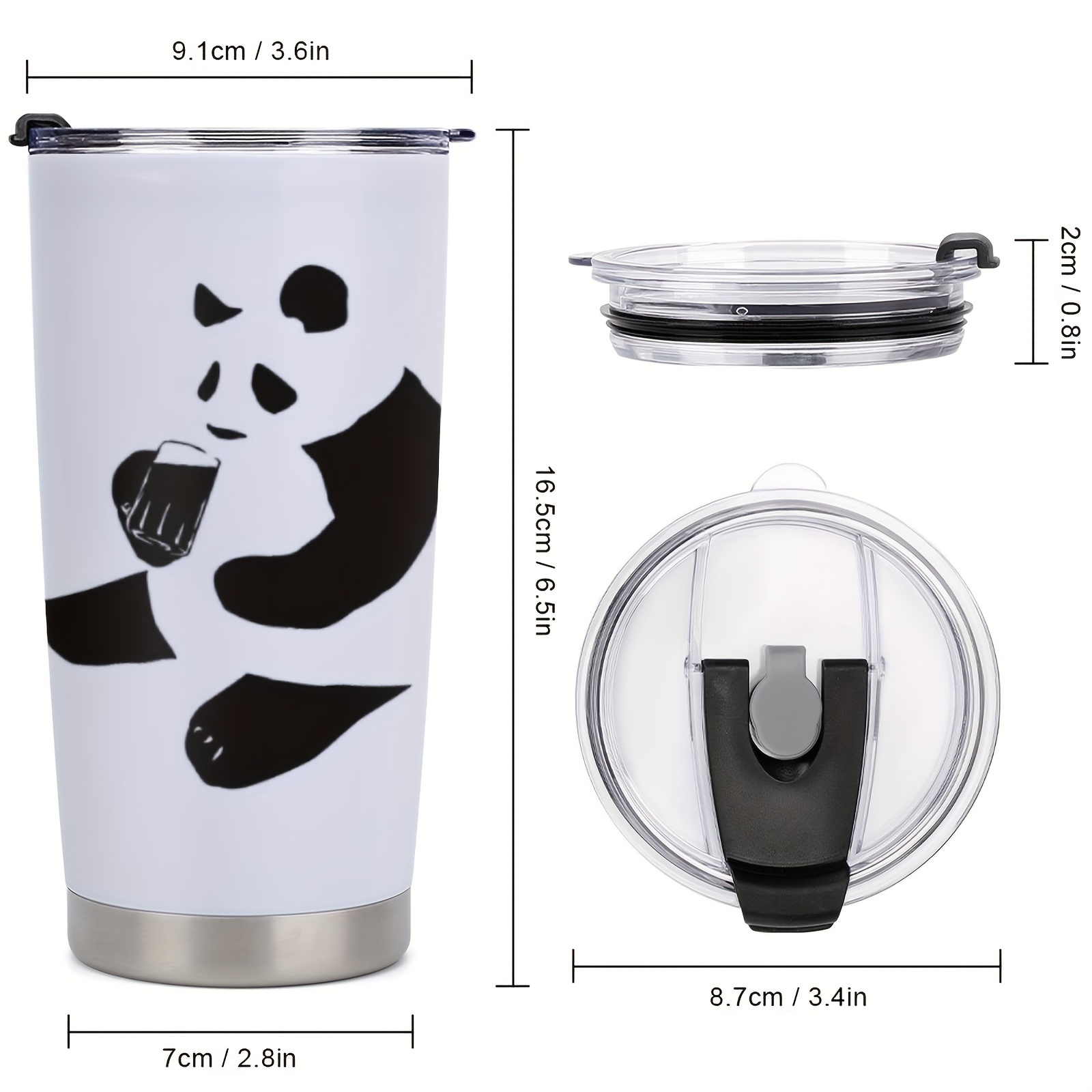 Panda Gifts, Panda Mug, Tumbler