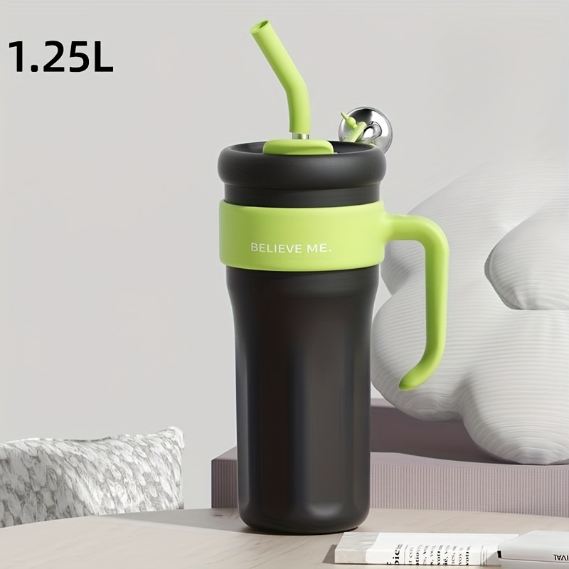 Vacuum Cup Insulated Coffee Mug With Leak Proof Screw Lid - Temu