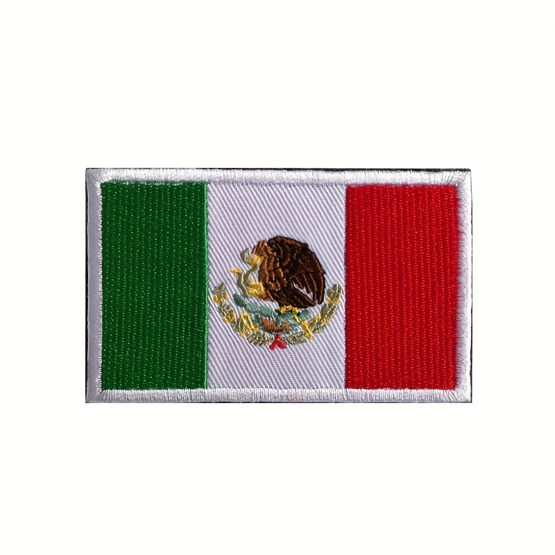 World Countries Embroidered Magic Seal Cloth Sticker Hook And Loop Patch