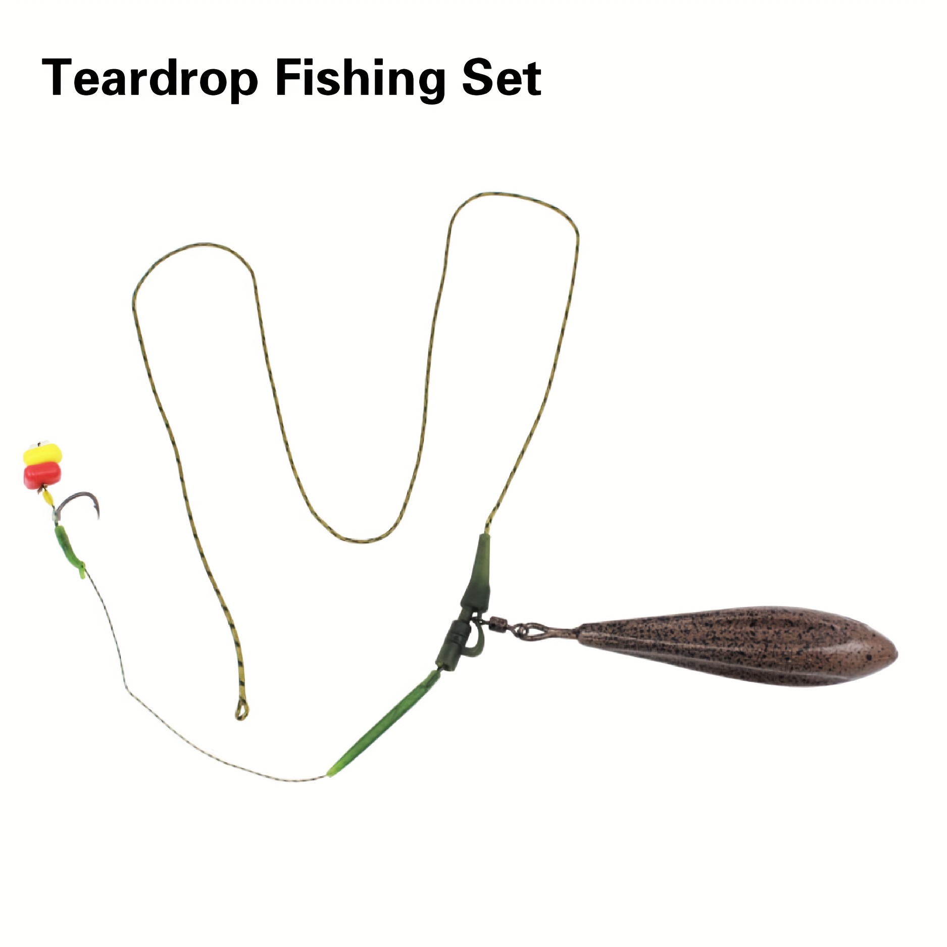 Fishing Hair Rigs Fishing Tackle Sinker Weights Rig Set - Temu