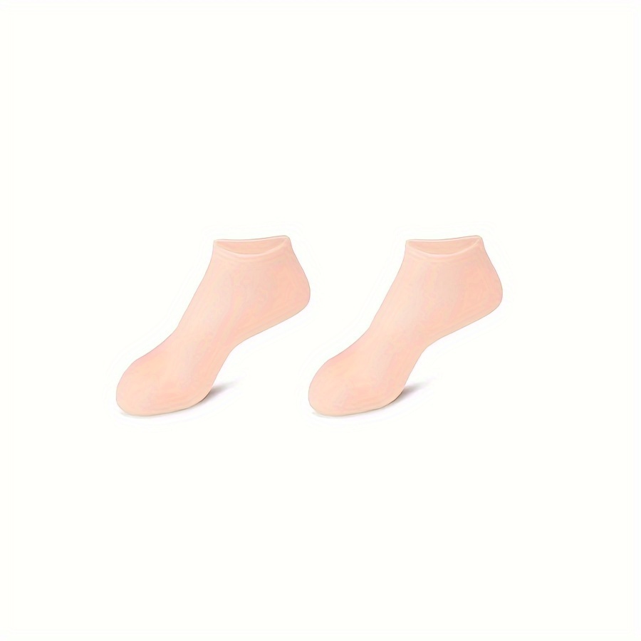Silicone Moisturizing Foot Sock Long Tube Covers Dry Rough - Temu