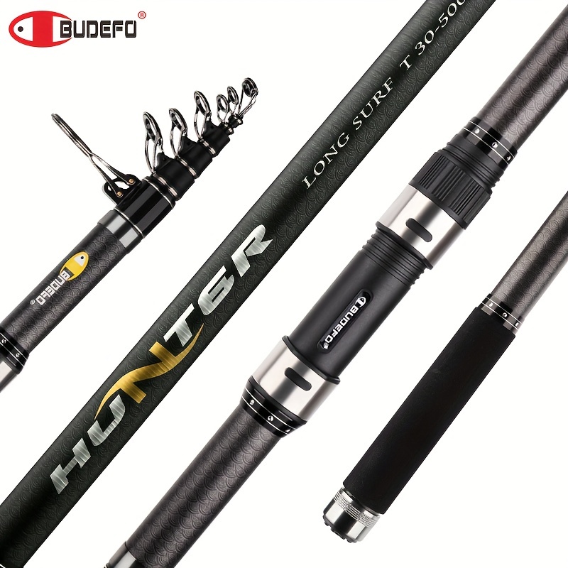 Fishing Rod Carbon 6 Section 2.4M Spear Bass Sea Fishing Rod for Freshwater  Saltwater Sea Bass Trout Carp Short Lure Rod (CASTING)